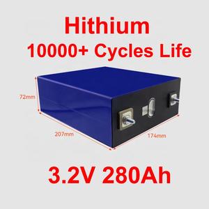 10000循环<span class=keywords><strong>3</strong></span>.2V 280Ah Lifepo4电池Akku Hithium Prismatic锂离子电池LFP家用太阳能存储系统 - Product Image 3