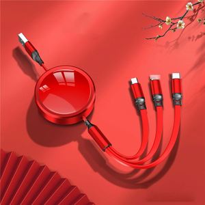 Ys8619 Mobile Sync Data 3 in 1 Micro Multi <b>Usb</b> Type-C Custom Phone Charging Power <b>Cable</b> Type C With Logo - Product Image 4