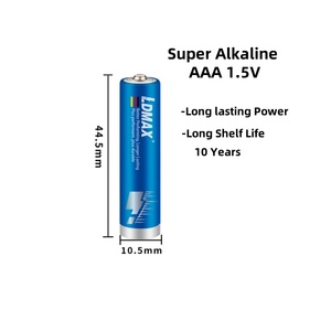 Lr03 AAA 1.5V Alkaline kẽm-mangan Dioxide pin, thời gian bảo hành 10 năm | 20 + năm như một pin chuyên nghiệp nhà sản xuất - Product Image 2
