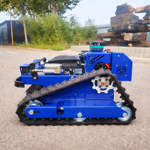 Free Shipping Cheap 600mm 21IN Tracked <b>Gasoline</b> Start RC Robot Lawnmowers Slope Remote Control Lawn Mower Kylin Robotic Smart La - Product Image 3