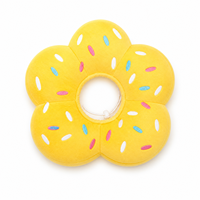 Collier de récupération pour chiots en forme de donut, doux, anti-léchage, anti-morsure, réglable avec cordon de serrage, gonflable, écologique