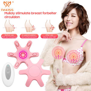 เครื่องนวดหน้าอกแบบรีโมทคอนโทรล เครื่องนวดอุ่นรูปดาว ซิลิโคน อุปกรณ์บำบัดมือ - Product Image 1