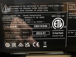 Cg-60ar Máy Cắt CuộN Mimaki Hoàn Toàn Mới - Product Image 5