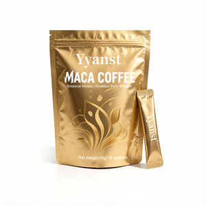Café de Maca en Polvo Instantáneo, Infusión Botánica, Revitaliza la Energía Corporal, Bebida Natural para el Bienestar, 10g*10 Sobres, Marca Privada OEM - Product Image 1