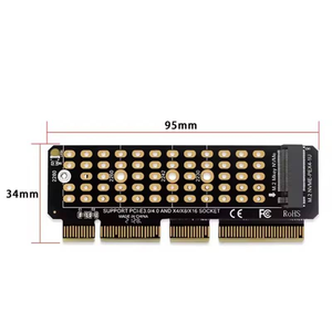 PH41-1U carte adaptateur NVME M.2 vers PCIE4.0 pleine vitesse X4 extension <span class=keywords><strong>MKEY</strong></span> prend en charge les serveurs 1U - Product Image 3
