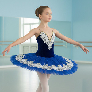 Costume de danse de fête de <span class=keywords><strong>ballerine</strong></span> Tutu de crêpe lac des cygnes blanc <span class=keywords><strong>classique</strong></span> pour enfants et adultes vêtements de Performance pour le groupe d'âge de Ballet - Product Image 1