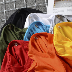Toptan % 100% pamuk 180g T-shirt 18 renkler özel logo rahat nefes Unisex o-boyun kısa kollu düşük fiyat gümrükleme - Product Image 3