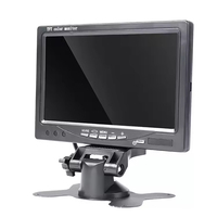 Monitor de Espejo Retrovisor LCD TFT IPS de 7 Pulgadas con Entrada de Video de Doble Canal para Sistemas de Monitoreo de Camiones y Vehículos Grandes