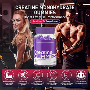 Gummies à la créatine pour adultes, prise de poids, développement musculaire, protéines, extraits à base de plantes, complément sportif pour hommes et femmes, testé par un tiers - Product Image 4