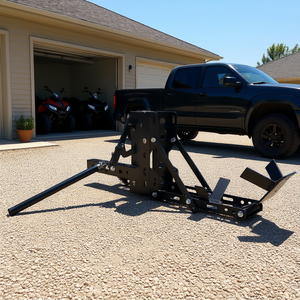 Attelage de remorque robuste en acier pour moto, capacité 800 lb, montage sur récepteur de 2 pouces pour transporteur de VTT et scooter D0100H5N7G6 - Product Image 2