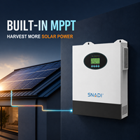 Kit Complet Système Solaire Autonome SNADI 5KW 10KW 15KW Kit Solaire Maison 5000W pour Système d'Énergie Solaire Domicile 10KW