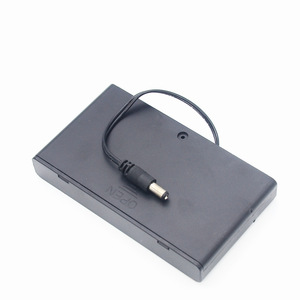 กล่องใส่แบตเตอรี่ AA 8 ก้อน พร้อมสายเคเบิล DC อินพุต 12V พร้อมฝาปิดและสวิตช์ - Product Image 5