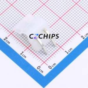 HX-CH5.08-2PWZ Wire-to-Board Pin Header Bent Lead Through Hole,P=5.08mm Connector 1x2P 5.08mm Right Angle Insert CH - Product Image 2