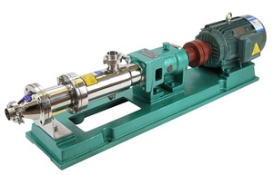 Pompe à double vis en acier inoxydable, appareil sanitaire à haute viscosité, de qualité alimentaire, pour le transport de pâte de chocolat - Product Image 2