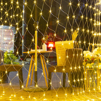 Éclairage décoratif extérieur imperméable, lumières de Noël, décoration Diwali, guirlandes lumineuses LED, rideau lumineux, lumières de Noël féériques