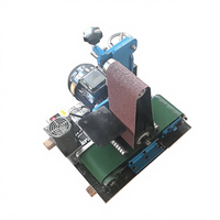 Machine automatique de ponçage et de polissage des métaux avec outil de débavurage à disque, moteur à boîte de vitesses - Composants principaux