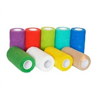 Bandage élastique auto-adhésif non tissé en stock direct usine, 4,5 m, pour le soutien des doigts sportifs, attelle unisexe, utilisation en premiers secours