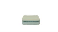 Boîte d'emballage personnalisée OEM en silicone pour trousse de toilette avec doublure en éponge, sac de beauté en silicone pour kits de voyage de marque