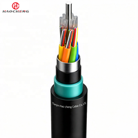 Cable Ignífugo GYTZA53 2-144C con Tubo Suelto, Reforzado con FRP, Doble Armadura, para Entierro Directo