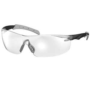 <b>Clear</b> One-Piece Safety <b>Glasses</b> With Extra Lightweight Polycarbonate <b>Lens</b> - Product Image 1