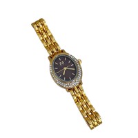 FF Nouvelle montre à quartz sertie de diamants pour femmes - Design vintage sophistiqué et luxueux, fabrication simple en alliage