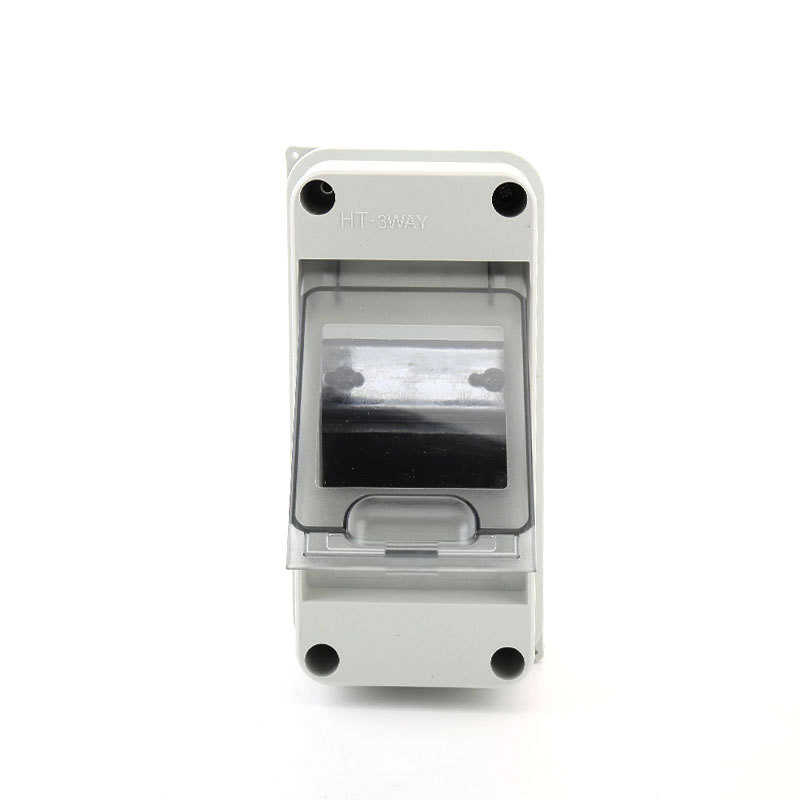 HT IP65 Outdoor Waterproof Electrical Distribution Box AC DC Solar Circuit Breaker Mcb 63a Rcbo Pc Plastic Junction Wire Box I4251050303 - View #13