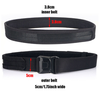 Ceinture tactique robuste Elapid à dégagement rapide MOLLE, 1,75 pouce, intérieure et extérieure