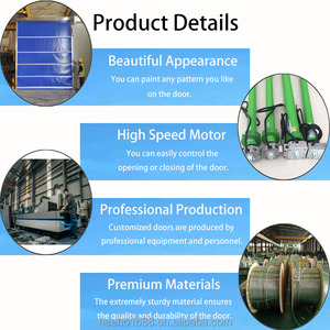 Tùy chỉnh kích thước hợp kim nhôm Tempered cửa nhà để xe, kính màu đen cắt bảng điều khiển cuộn lên cửa nhà để xe cho ngôi nhà. - Product Image 4