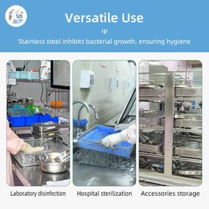 מגש רשת תיל מנירוסטה בהתאמה אישית, מגשי ייבוש מזון ארוגים רגילים, מגשי רשת תיל לייבוש, סל רשת תיל עם מכסה - Product Image 5