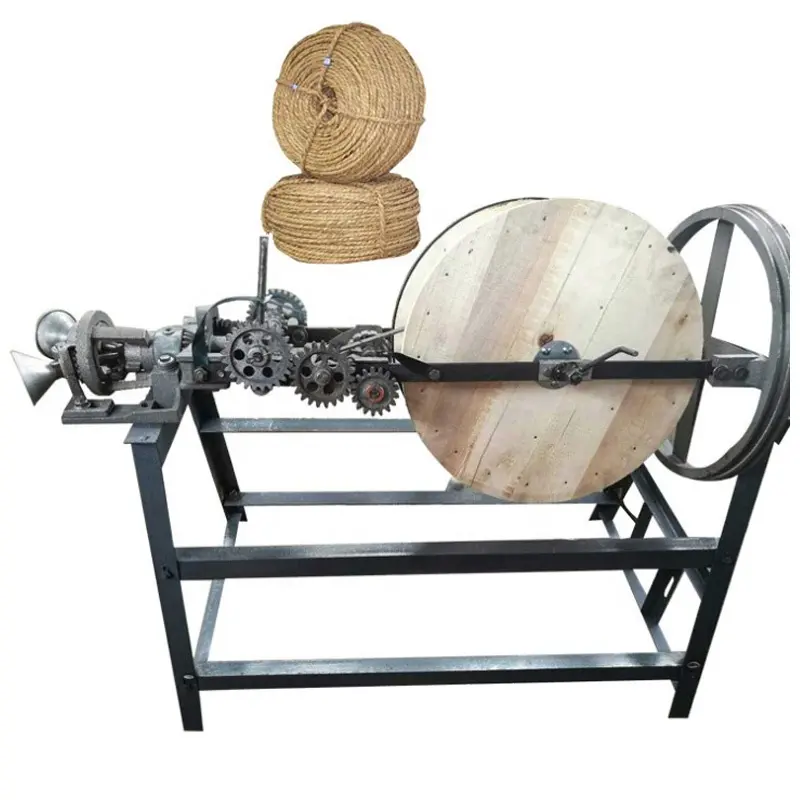 Hot Sale Coconut Coir Rope Making Machine Wheat Rice Straw Rope