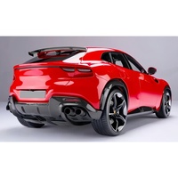Lame de pare-chocs arrière en fibre de carbone sèche style OEM pour Ferrari Purosangue – Amélioration du look arrière