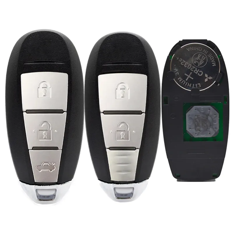 Kunci mobil remote DMKEY 2/3 tombol ID46 PCF7952 433MHz//57L11 untuk Suzuki Swift Kizashi 2010-2018 kunci pintar TS008