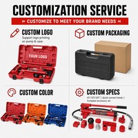 Herramientas para Taller de Carrocería, Gato Hidráulico para Carrocería de Automóvil, 10 Toneladas, Porta Power Hidráulico de 10 Toneladas