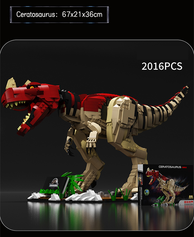 Hobbyist DIY2116PCS Triceratops Ceratosaurus Spinosaurus