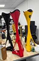 Nouveau design 2026 en stock – Chicha haut de gamme de 75 cm de hauteur, design moderne noir, rouge, jaune – Chicha premium