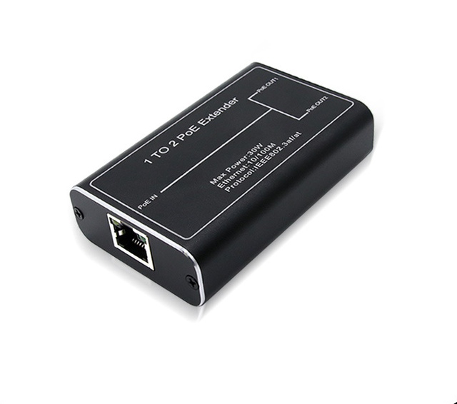 D1491 1 to 2 1000mbps 2 Port Gigabit Poe Extender with Ieee 802