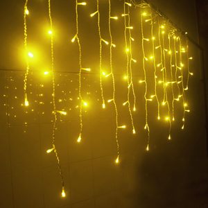 Guirlande lumineuse LED en forme de glaçons pour décoration de rue de Noël, 3M/4M/5M, pour extérieur, maison, fête, mariage, mur, décoration de corniches - Product Image 3