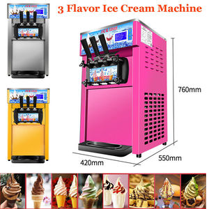 Máquina de Hielo Suave Comercial de 1200W, 18L/H, Pantalla LED, 3 Sabores y Colores Disponibles, IC-2, Máquina de Hielo de 3 Sabores, 18L/H C - Product Image 2
