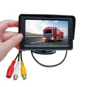 Kit di retrovisione per auto a prezzo di fabbrica di buona qualità Monitor LCD TFT da 4.3 "+ telecamera di retromarcia di Backup per visione notturna