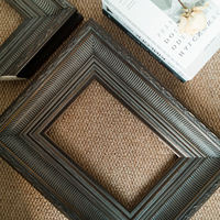 Cadre photo en bois sculpté artisanal orné, style classique rétro GTFRAME, pour toile ou cadre mural, idéal pour la maison