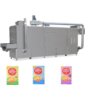 Extrudeuse à double vis 200 kg/h entièrement automatique en acier inoxydable 304 ligne de production de flocons de maïs noyau de moteur de roulement de Machine - Product Image 2