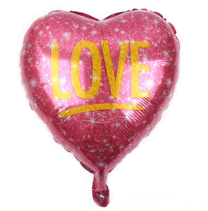 Baiser je t'aime imprimé coeur hélium aluminium feuille ballons pour fiançailles saint valentin Mr & Mrs mariage fête décor fournitures - Product Image 5