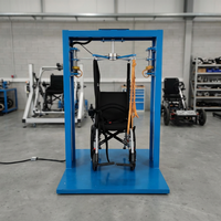 HOTOTECH Testeur automatique de fatigue par chute répétée pour fauteuils roulants, machine d'essai d'impact sur bordure ISO 7176-8 pour trottinettes électriques