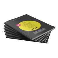 Service d'impression de livre d'art/brochure/dépliant/dépliant d'art de reliure parfaite de taille A4 personnalisée de haute qualité