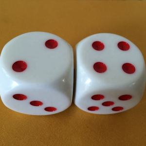 מותאם אישית <span class=keywords><strong>12mm</strong></span> D6 קוביות/OEM אקריליק קוביות עם דוט - Product Image 5