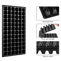 Plateaux de semis pour plantes de jardin, 144 ou 72 cellules, en plastique, pour la germination des graines
