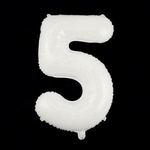 Factory Direct 32 Inch White Birthday Foil Number <b>Balloons</b> Party Decorations Supply - Product Image 6