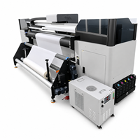 Printer Inkjet Hybrid UV 1.8m Ricoh Gen5 Konica 1024A Roll to Roll Flatbed Otomatis Baru Flex Garansi 1 Tahun