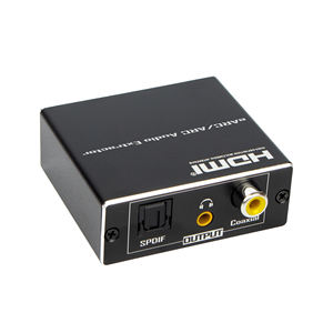 Adaptateur ARC <span class=keywords><strong>EARC</strong></span> HDMI2.0 HDCP2.2 4K/60Hz Convertisseur numérique optique TOSLINK SPDIF coaxial analogique 3,5 mm Convertisseurs de séparateurs vidéo - Product Image 6