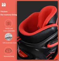 Chaussures de patinage en gros EACH, patins à roulettes ajustables pour enfants et filles, semelle en cuir, châssis en aluminium, pour l'extérieur